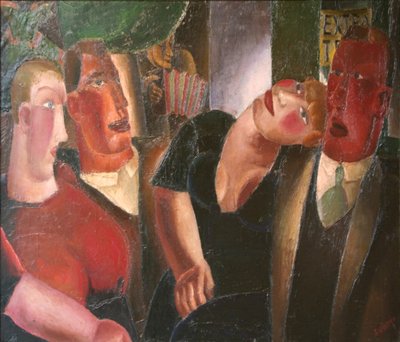 Lovers in the Village by Frits van den Berghe